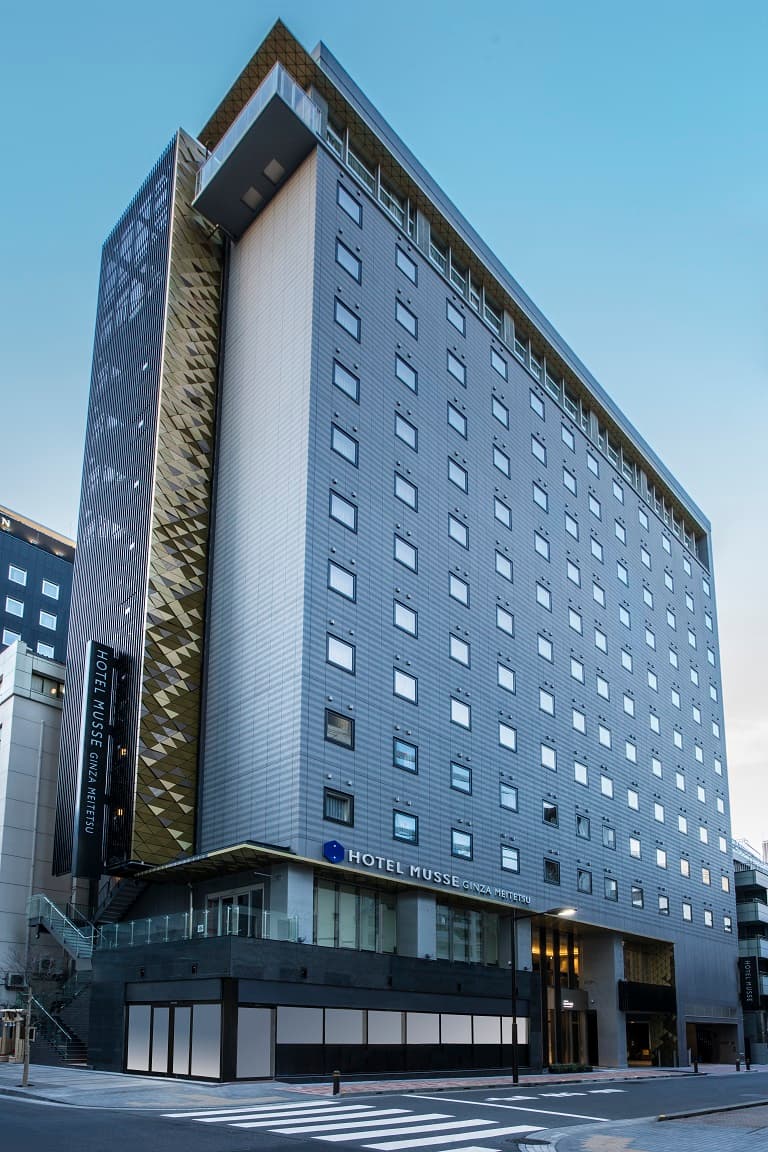 ホテルミュッセ銀座名鉄の外観（楽天トラベル提供）
