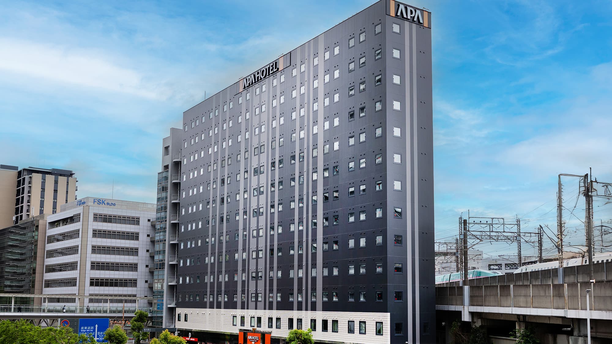 アパホテル〈さいたま新都心駅西〉(2026年6月OPEN)の外観(楽天トラベル提供)