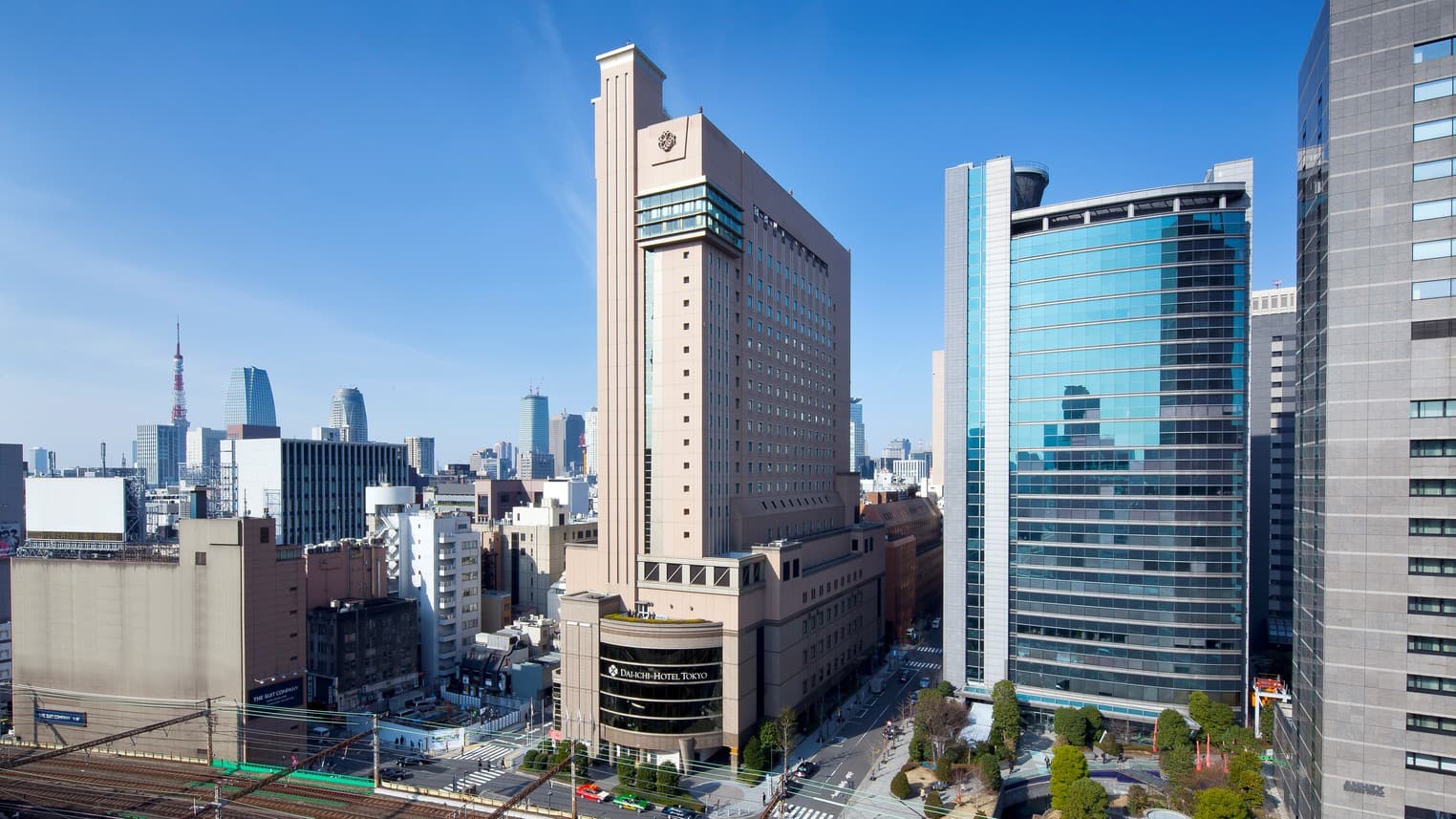 第一ホテル東京の外観（楽天トラベル提供）